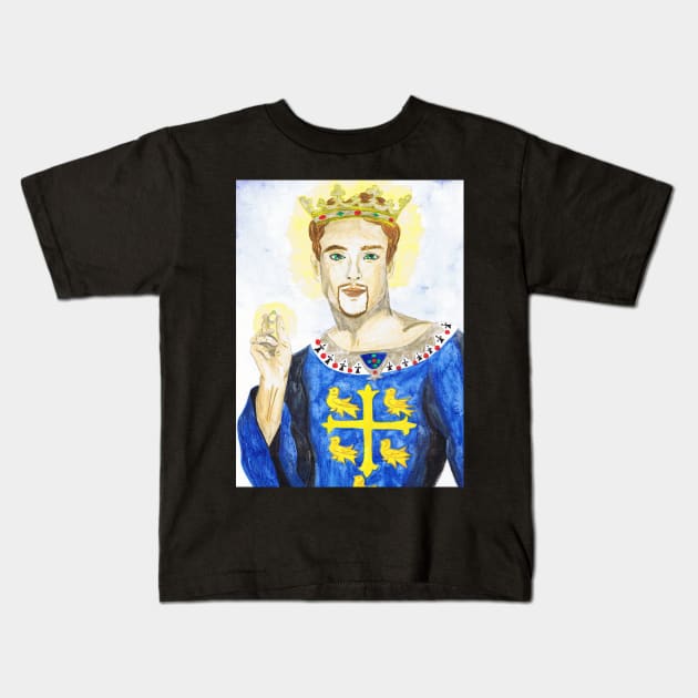 Saint Edward the Confessor Kids T-Shirt by MaureenMarlowe